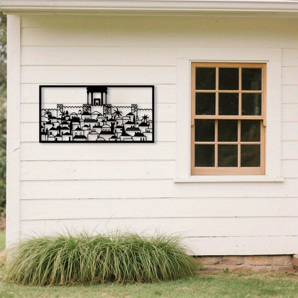 CIFBUY Metal Wall Art Jerusale - Home Decor Gift 评论和价格