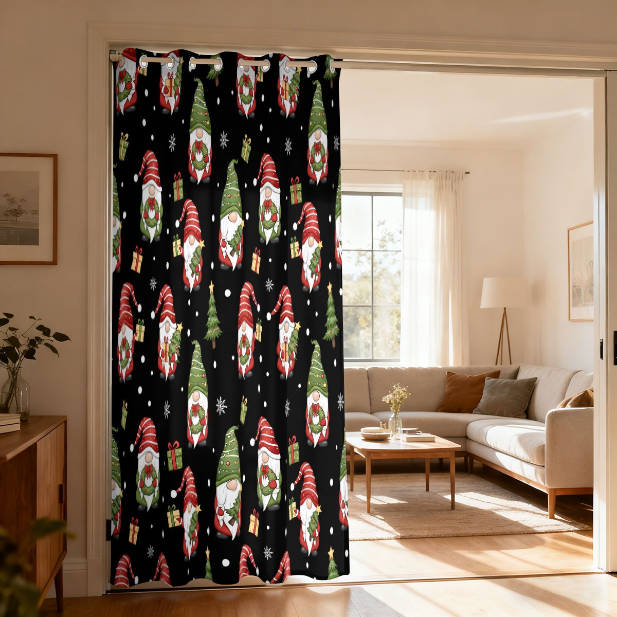 Christmas Dwarf Xmas Tree Gift - Home Decor Curtains 评论和价格